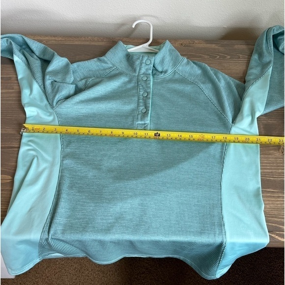 Swiss Alps Womens Large Blue‎ Quarter Snap Pullover - Picture 5 of 8